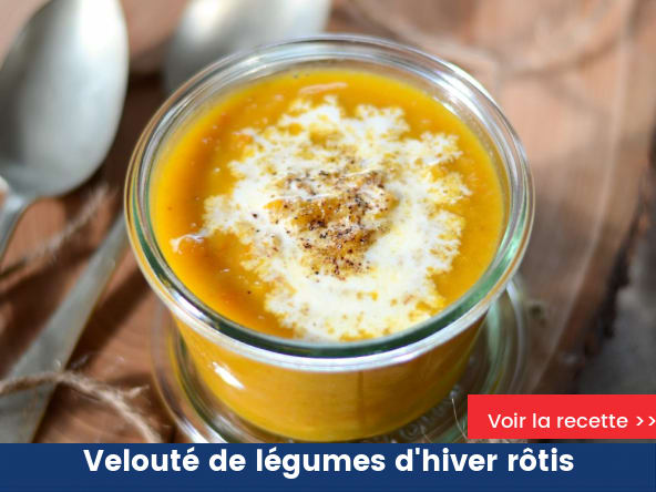 Velouté de légumes d'hiver rôtis